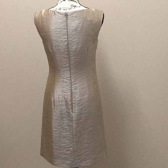 Suzi Chin beige shimmer dress - Picture 4 of 7